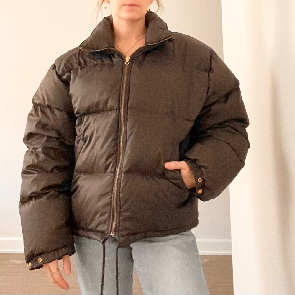 Vintage American Eagle Brown Ultra Puffer Goose Down Jacket